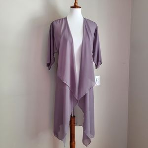 NWT LuLaRoe Small Shirley Kimono, Gray